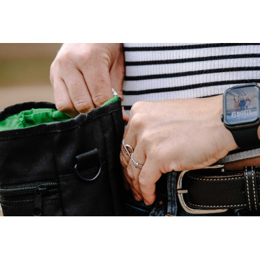 Reißverschlusstasche für Belohnungen Hippotonic Schwarz