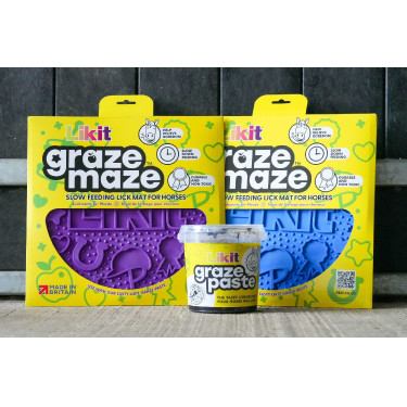 Likit Leckmatte Graze Maze Blau