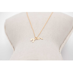 Halskette Pénélope Angèle Goldfarben