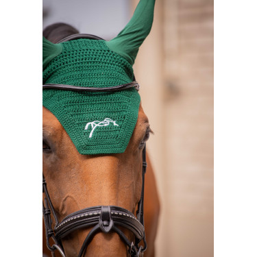 Mütze Pferde Pénélope Baumwolle Dunkelgrün Grün Mütze Pferde Pénélope Baumwolle Dunkelgrün Grün