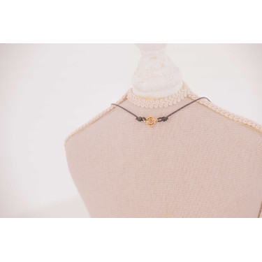 Reithalskette Pénélope GM Goldfarben