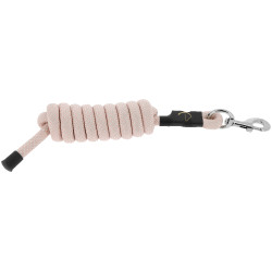 Longierleine Equithème Spring Hellrosa / Weiß