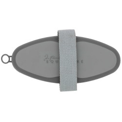 Weiche Bürste Ich liebe dich Equithème Strass Grau