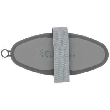 Weiche Bürste Ich liebe dich Equithème Strass Grau