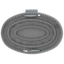 Kardätsche Ich liebe dich Equithème Strass Grau