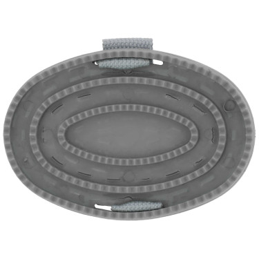 Kardätsche Ich liebe dich Equithème Strass Grau