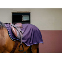 Nierendecke Equithème Tyrex 600D Fleece Schwarz