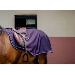 Nierendecke Equithème Tyrex 600D Fleece Pflaume Lila