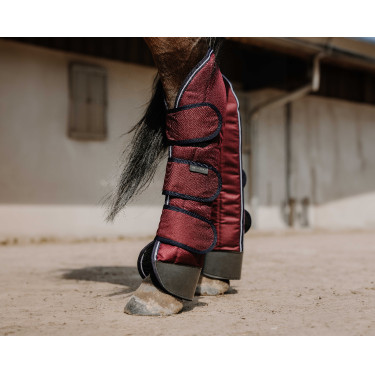 Transportgamaschen Equithème Tyrex 1200D Verstärkt Bordeaux