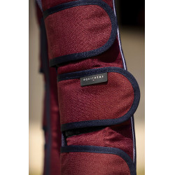 Transportgamaschen Equithème Tyrex 1200D Verstärkt Bordeaux