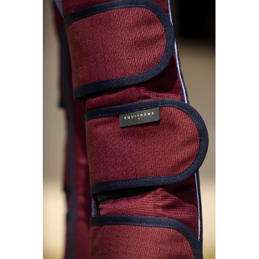 Transportgamaschen Equithème Tyrex 1200D Verstärkt Bordeaux