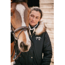 Parka Pénélope Mega Lyon Schwarz