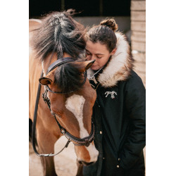 Parka Pénélope Mega Lyon Schwarz