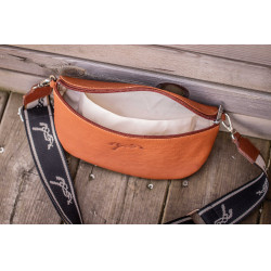 Gürteltasche Pénélope Smile Cognac Braun