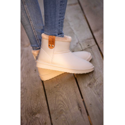 Gefütterte Pénélope-Stiefel Gletschergrau