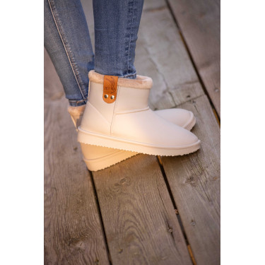 Gefütterte Pénélope-Stiefel Gletschergrau