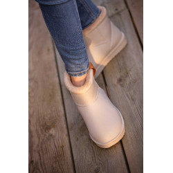 Gefütterte Pénélope-Stiefel Gletschergrau