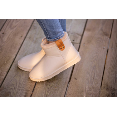 Gefütterte Pénélope-Stiefel Gletschergrau