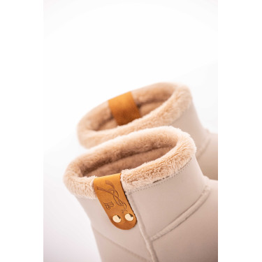 Gefütterte Pénélope-Stiefel Gletschergrau