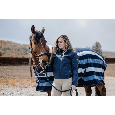 Kurzblouson Equithème Originals Alina Marine Marineblau Kurzblouson Equithème Originals Alina Marine Marineblau
