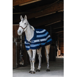 Polarfleece-Hemd Equithème Confortech Marine Marineblau