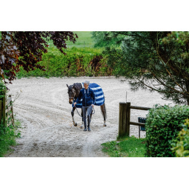 Polarfleece-Hemd Equithème Confortech Marine Marineblau