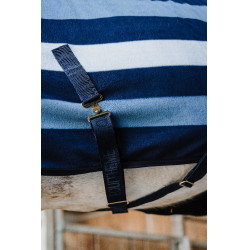 Polarfleece-Hemd Equithème Confortech Marine Marineblau