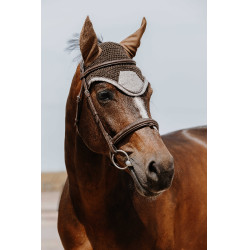 Fliegenhaube Equithème Chic Braun Fliegenhaube Equithème Chic Braun