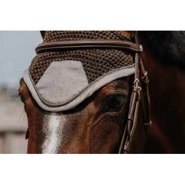 Fliegenhaube Equithème Chic Braun Fliegenhaube Equithème Chic Braun