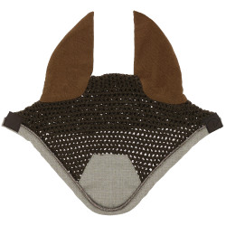 Fliegenhaube Equithème Chic Braun Fliegenhaube Equithème Chic Braun