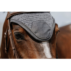 Fliegenhaube Equithème Chic Grau Fliegenhaube Equithème Chic Grau