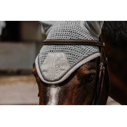 Fliegenhaube Equithème Chic Hellgrau Fliegenhaube Equithème Chic Hellgrau
