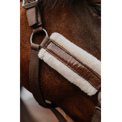 Nylonhalfter Equithème Fashion Braun