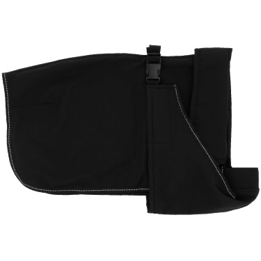 Hundedecke Equithème Softshell Schwarz