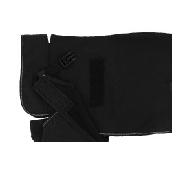 Hundedecke Equithème Softshell Schwarz