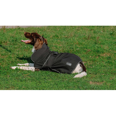 Hundedecke Equithème Softshell Schwarz