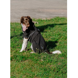 Hundedecke Equithème Softshell Schwarz