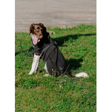 Hundedecke Equithème Softshell Schwarz