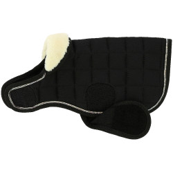 Hundedecke Ich liebe dich Equithème Schwarz Hundedecke Ich liebe dich Equithème Schwarz