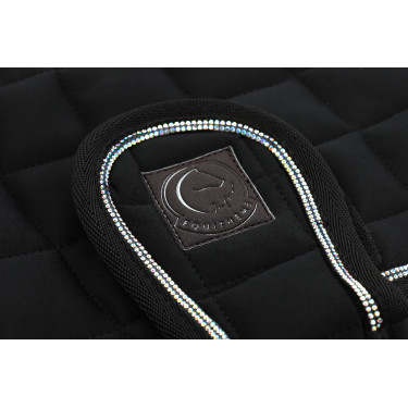 Hundedecke Ich liebe dich Equithème Schwarz Hundedecke Ich liebe dich Equithème Schwarz