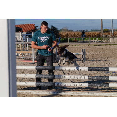 Hundedecke Ich liebe dich Equithème Schwarz Hundedecke Ich liebe dich Equithème Schwarz