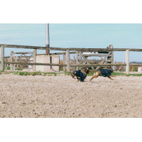 Fleece-Hundemantel Equithème Marine Marineblau
