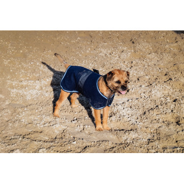 Fleece-Hundemantel Equithème Marine Marineblau Fleece-Hundemantel Equithème Marine Marineblau