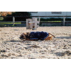 Fleece-Hundemantel Equithème Marine Marineblau Fleece-Hundemantel Equithème Marine Marineblau