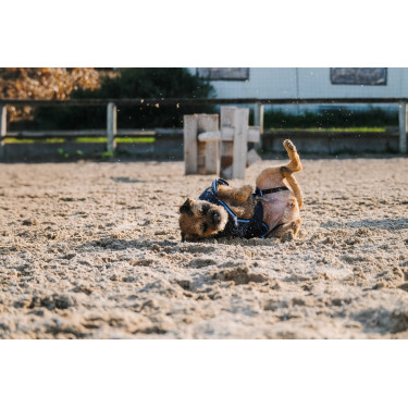 Fleece-Hundemantel Equithème Marine Marineblau Fleece-Hundemantel Equithème Marine Marineblau