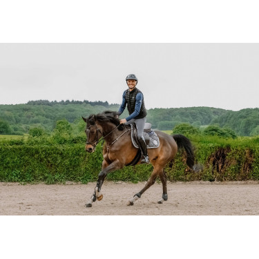 Beheizbare Weste Equithème Charlie Schwarz