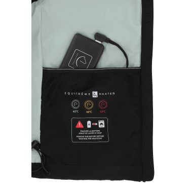 Akku für beheizbare Weste Equithème Charlie Schwarz