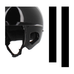 Helm Pénélope langer Visier Glänzend Schwarz