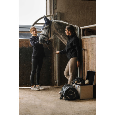 Wasserabweisende Jacke Je t'aime Equithème Dakota Schwarz