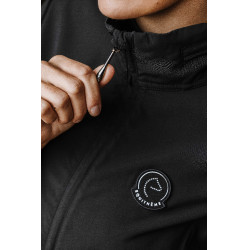 Wasserabweisende Jacke Je t'aime Equithème Dakota Schwarz